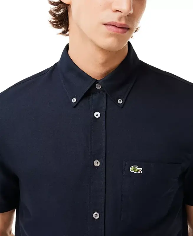 Men's Short Sleeve Button-Down Oxford Shirt - 2