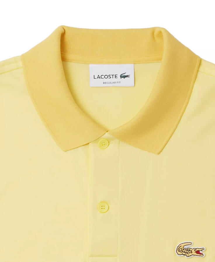 Men's Short-Sleeve Contrast-Trim Polo Shirt, Created for Modazone 107 Yellow - 3