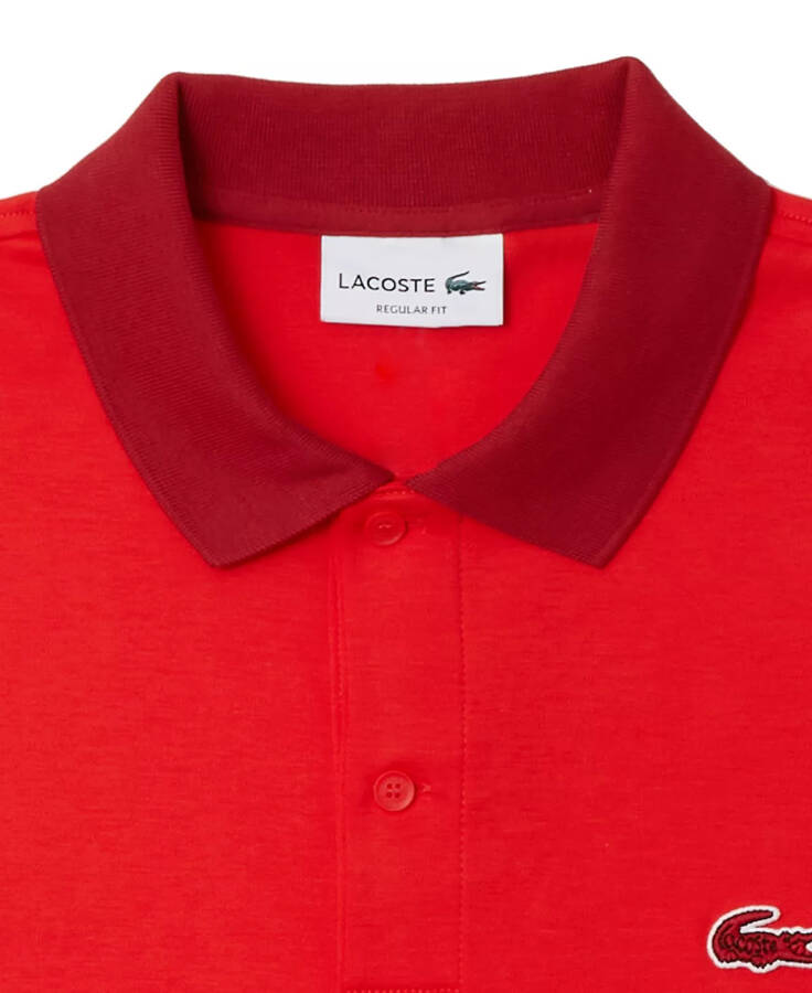 Men's Short-Sleeve Contrast-Trim Polo Shirt, Created for Modazone F8m Redcurrant Bush - 3