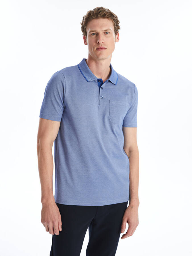 Men's Short Sleeve Cotton Polo Shirt - 8