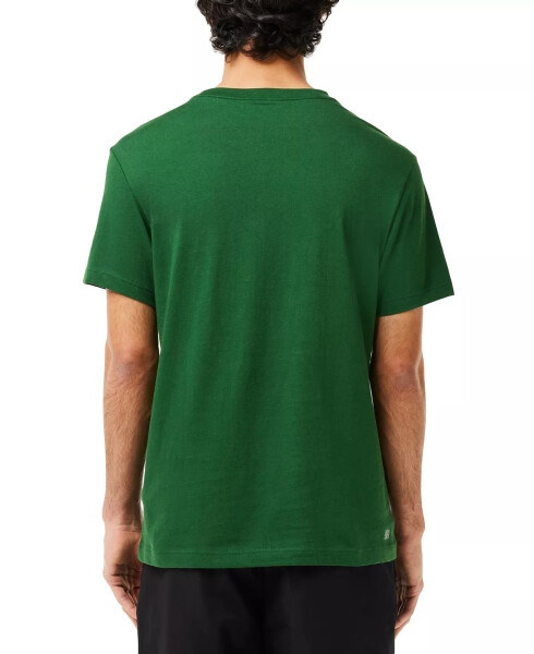 Men's Short Sleeve Crewneck Logo Graphic Tech T-Shirt Green - 2