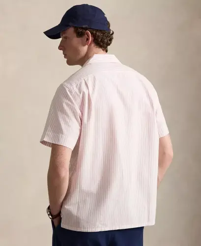 Men's Short-Sleeve Oxford Shirt - 7279B White New Rose - POLO RALPH LAUREN (1)