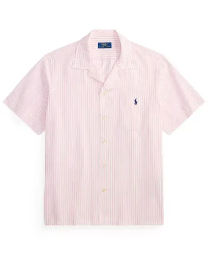 Men's Short-Sleeve Oxford Shirt - 7279B White New Rose - 5