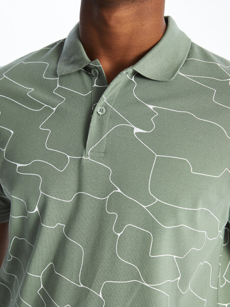 Men's Short Sleeve Patterned Pike Polo Shirt - 11