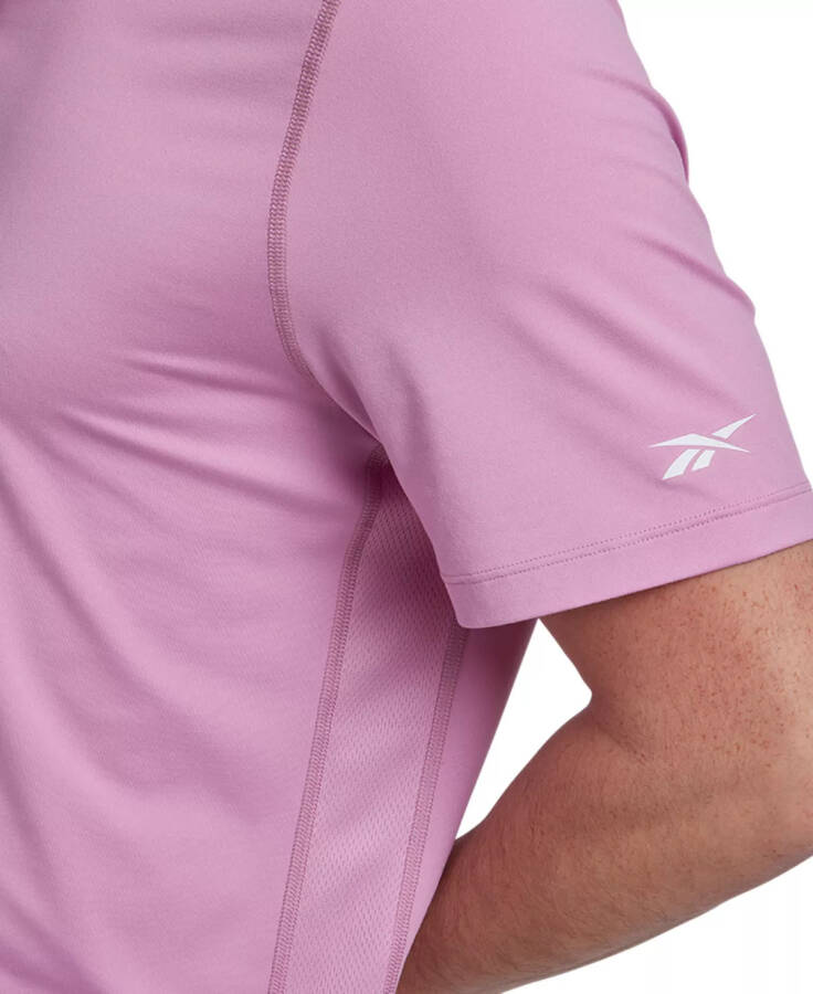 Men's Short Sleeve Performance Training Polo Shirt Jasmine Pink - 3