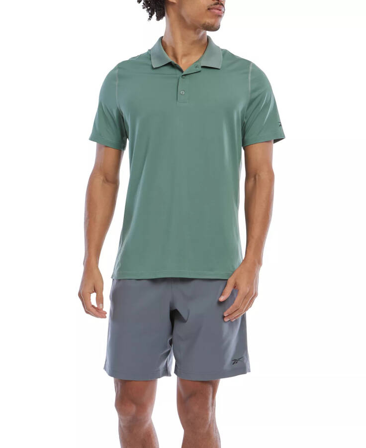 Men's Short Sleeve Performance Training Polo Shirt Trek Green - 4