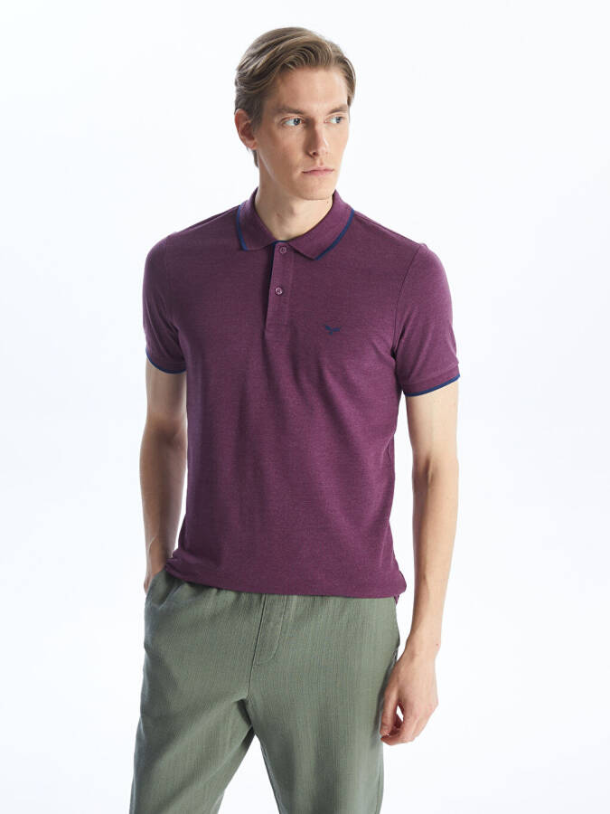 Men's Short Sleeve Pique Polo Shirt - 1