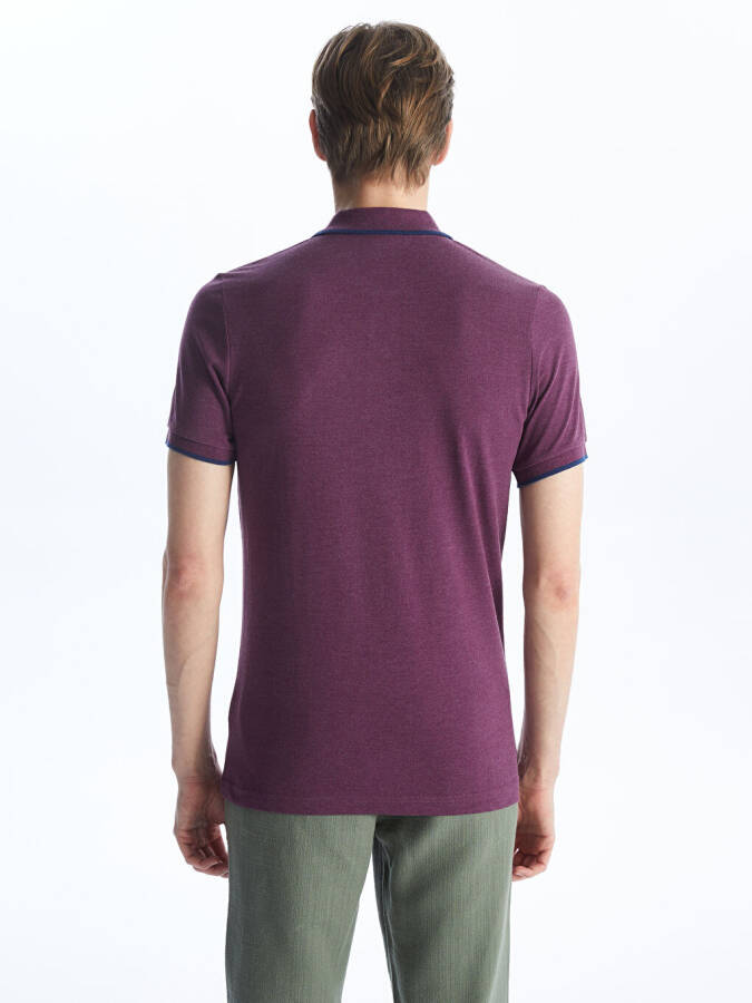 Men's Short Sleeve Pique Polo Shirt - 5