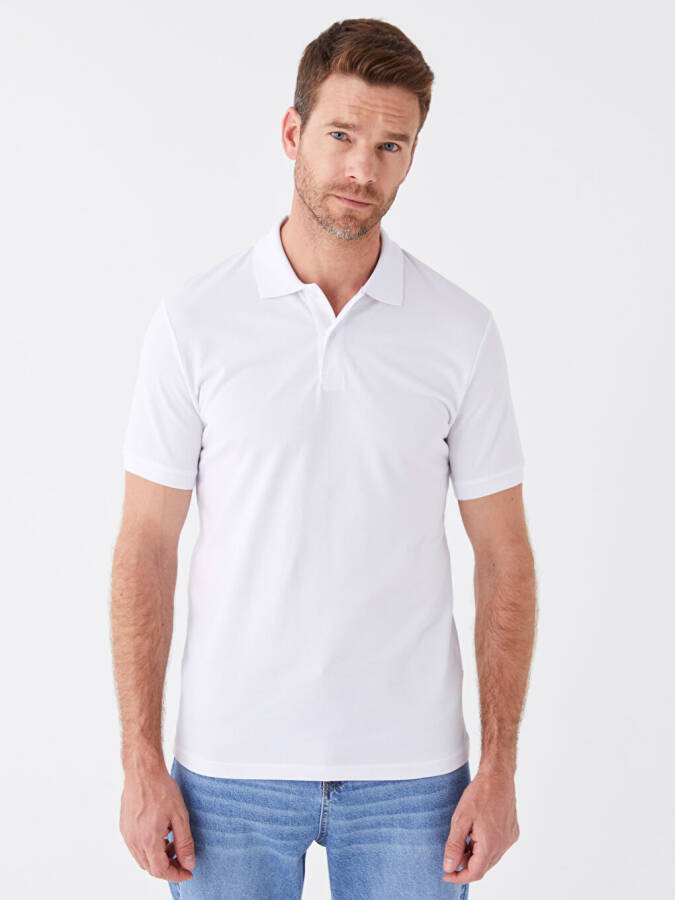 Men's Short Sleeve Piqué Polo Shirt - 9