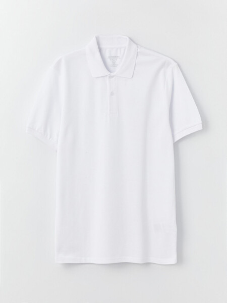 Men's Short Sleeve Piqué Polo Shirt - 6