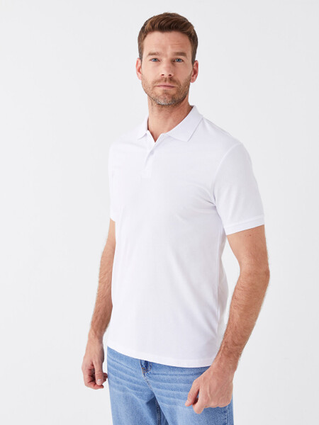 Men's Short Sleeve Piqué Polo Shirt - 15