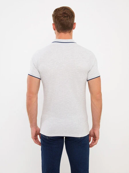 Men's Short Sleeve Piqué Polo Shirt - 5