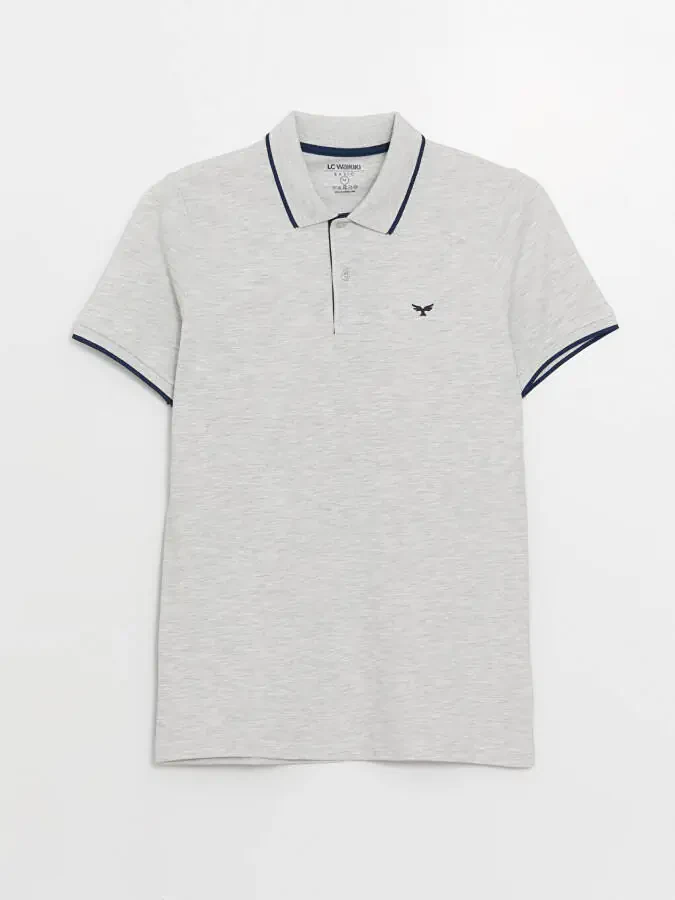 Men's Short Sleeve Piqué Polo Shirt - 6