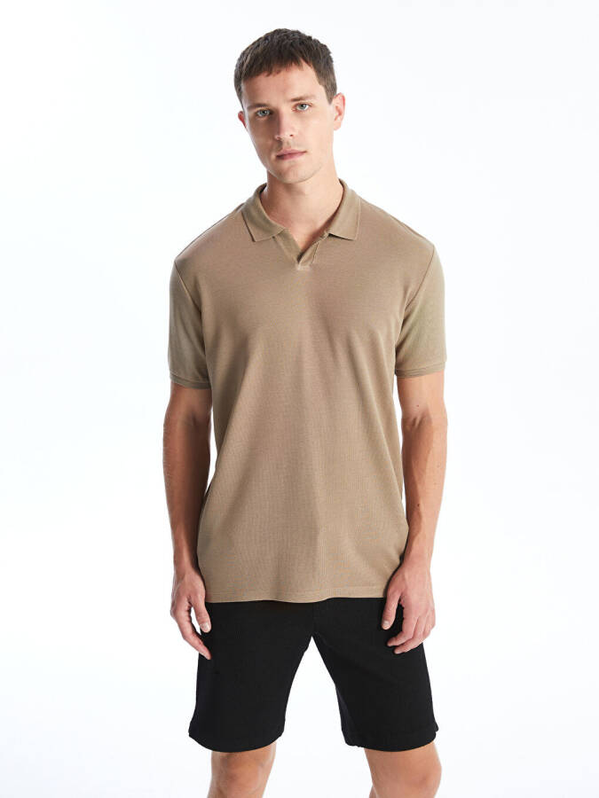 Men's Short Sleeve Polo Shirt - 1