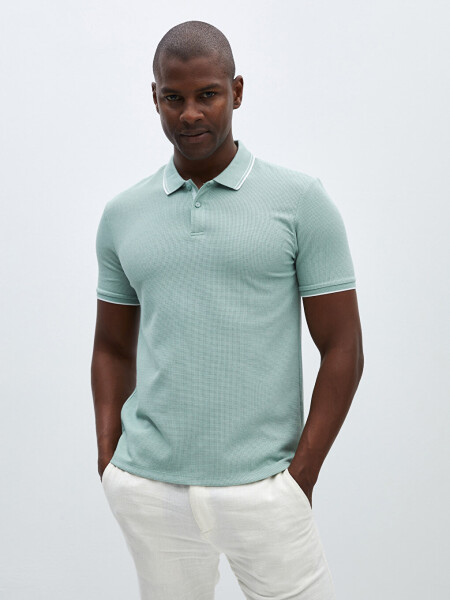 Men's Short Sleeve Polo Shirt - 15