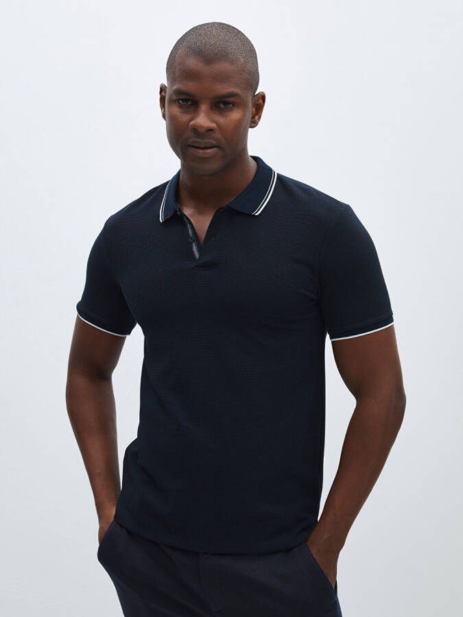 Men's Short Sleeve Polo Shirt - 1