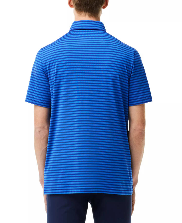 Men's Short Sleeve Striped Performance Polo Shirt Iq9 Captai - 2