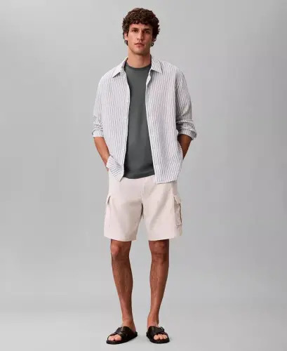 Men's Short Sleeve Supima Cotton Interlock T-Shirt - CALVIN KLEIN (1)