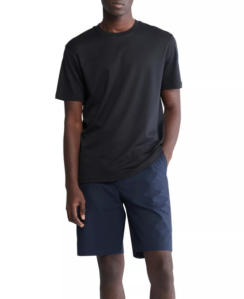 Men's Short Sleeve Supima Cotton Interlock T-Shirt Black Beauty - 4