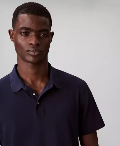 Men's Short Sleeve Supima Cotton Polo Shirt - 4