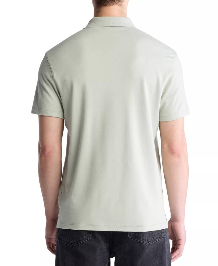 Men's Short Sleeve Supima Cotton Polo Shirt Desert Sage - 2