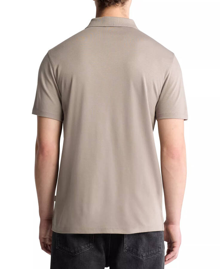 Men's Short Sleeve Supima Cotton Polo Shirt Driftwood - 2