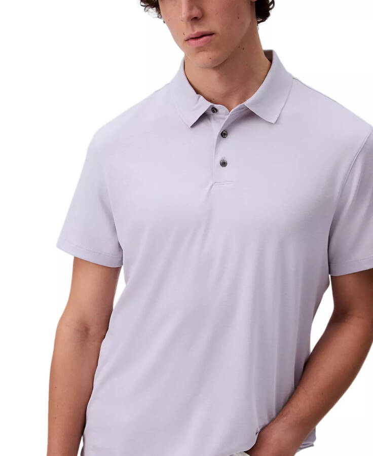 Men's Short Sleeve Supima Cotton Polo Shirt Evening Haze - 4