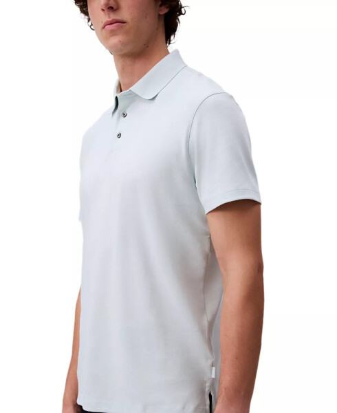 Men's Short Sleeve Supima Cotton Polo Shirt Ice Flow - 4