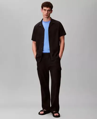 Men's Short-Sleeve Supima Interlock T-Shirt - Blue Descent - 5