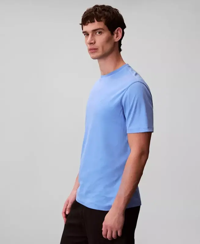 Men's Short-Sleeve Supima Interlock T-Shirt - Blue Descent - 2