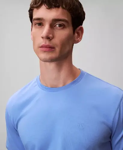 Men's Short-Sleeve Supima Interlock T-Shirt - Blue Descent - 3