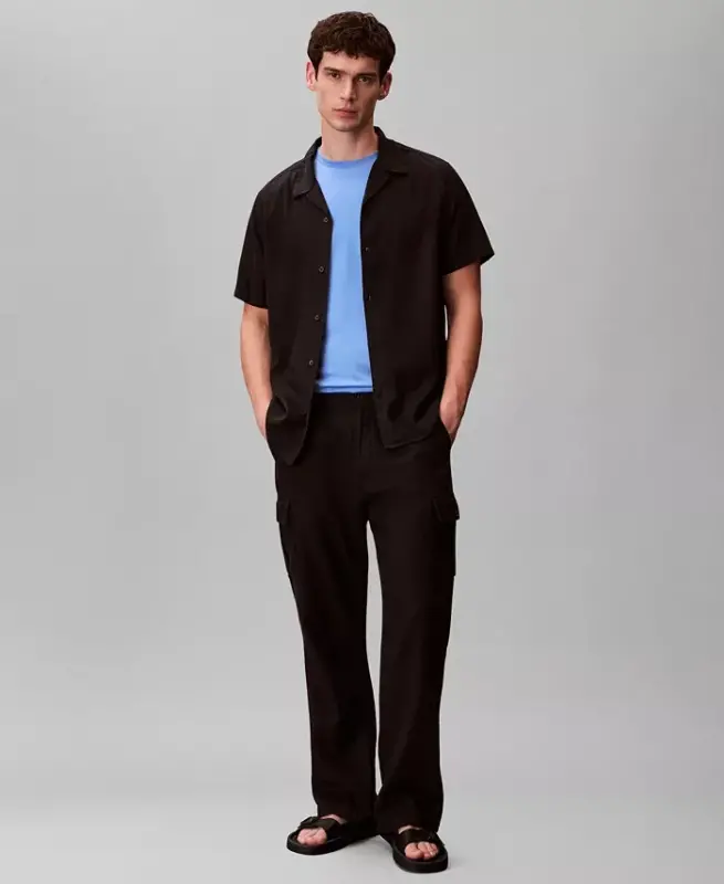 Men's Short-Sleeve Supima Interlock T-Shirt - Blue Descent - 5