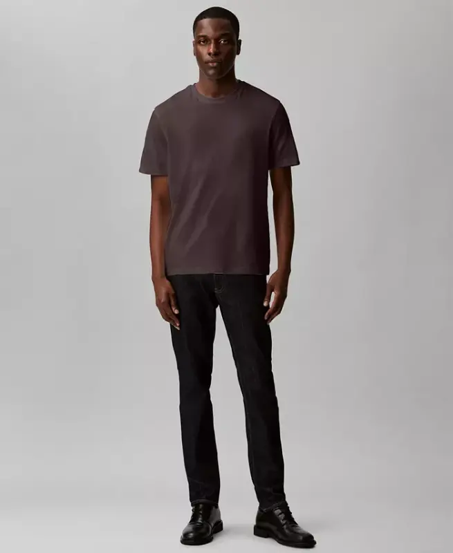 Men's Short-Sleeve Supima Interlock T-Shirt - Chocolate Torte - 2