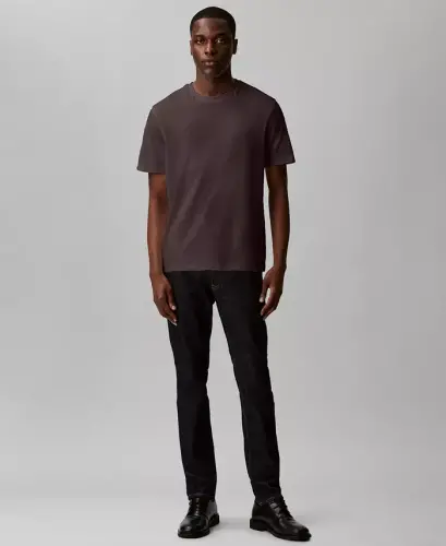 Men's Short-Sleeve Supima Interlock T-Shirt - Chocolate Torte - 2