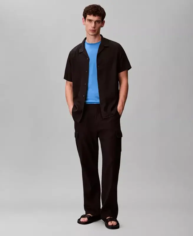 Men's Short-Sleeve Supima Interlock T-Shirt - French Blue - 5