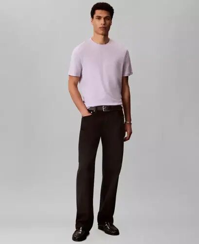 Men's Supima Interlock T-Shirt - Island Lilac - CALVIN KLEIN (1)