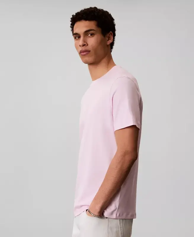 Men's Short-Sleeve Supima Interlock T-Shirt - Pearly Pink - 3