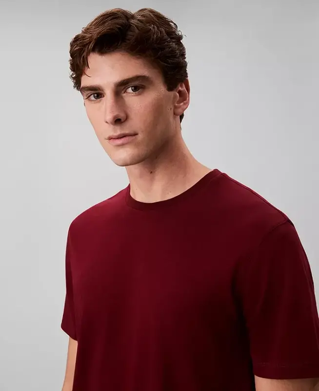 Men's Short-Sleeve Supima Interlock T-Shirt - Renaissance Red - 3