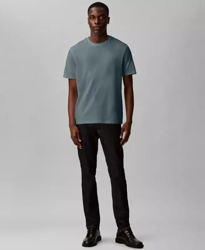 Men's Short-Sleeve Supima Interlock T-Shirt - Stormy Sea - 2