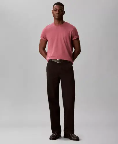 Men's Short-Sleeve Supima Interlock T-Shirt - Wild Ginger - CALVIN KLEIN (1)