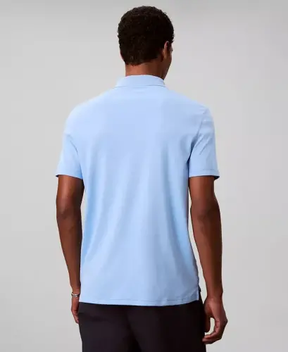 Men's Short-Sleeve Supima Polo Shirt - Blue Descent - 5