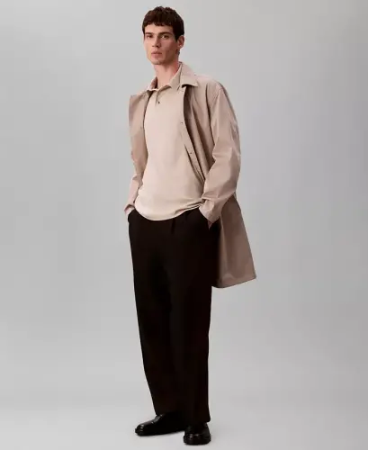 Men's Short-Sleeve Supima Polo Shirt - Island Fossil 