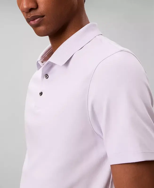 Men's Short-Sleeve Supima Polo Shirt - ISLAND LILAC - 4