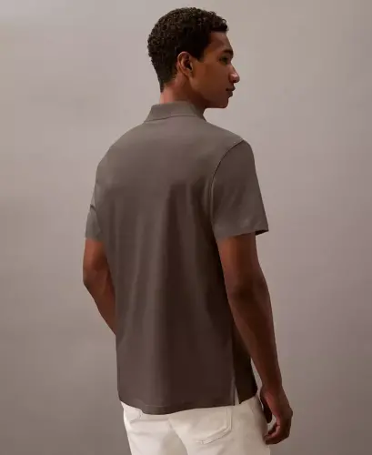 Men's Short-Sleeve Supima Polo Shirt - Morel - 3