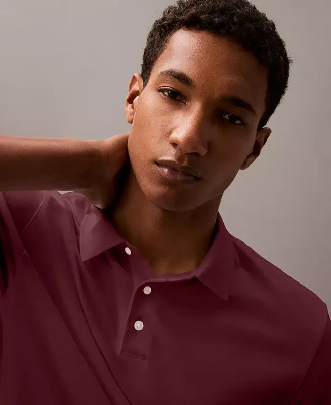 Men's Short-Sleeve Supima Polo Shirt - Renaissance Red - 2