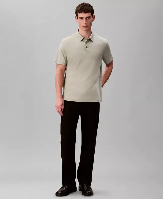 Men's Short-Sleeve Supima Polo Shirt - Seagrass - 2