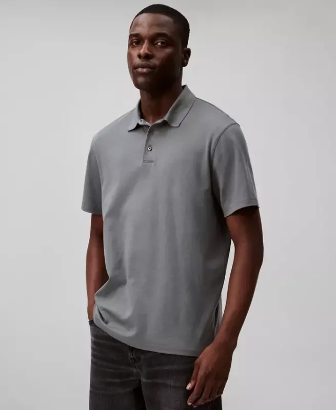 Men's Short-Sleeve Supima Polo Shirt - Sedona Sage - 1