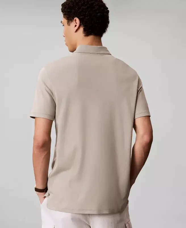Men's Short-Sleeve Supima Polo Shirt - SHADOW - 4