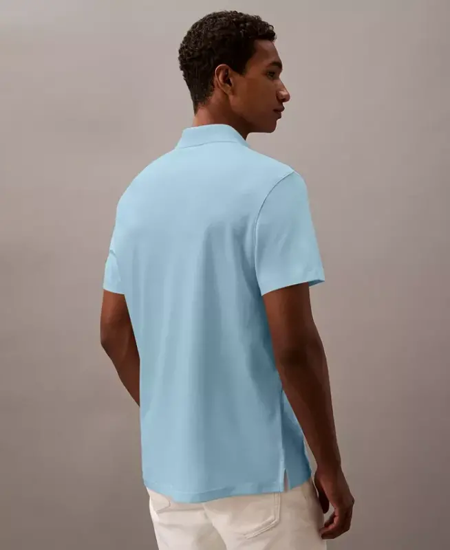 Men's Short-Sleeve Supima Polo Shirt - Stratosphere - 3