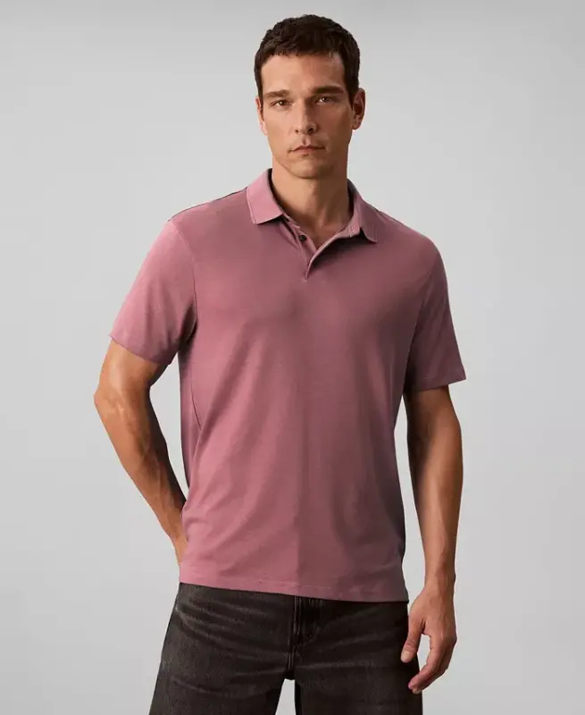 Men's Short-Sleeve Supima Polo Shirt - Wild Ginger - 1